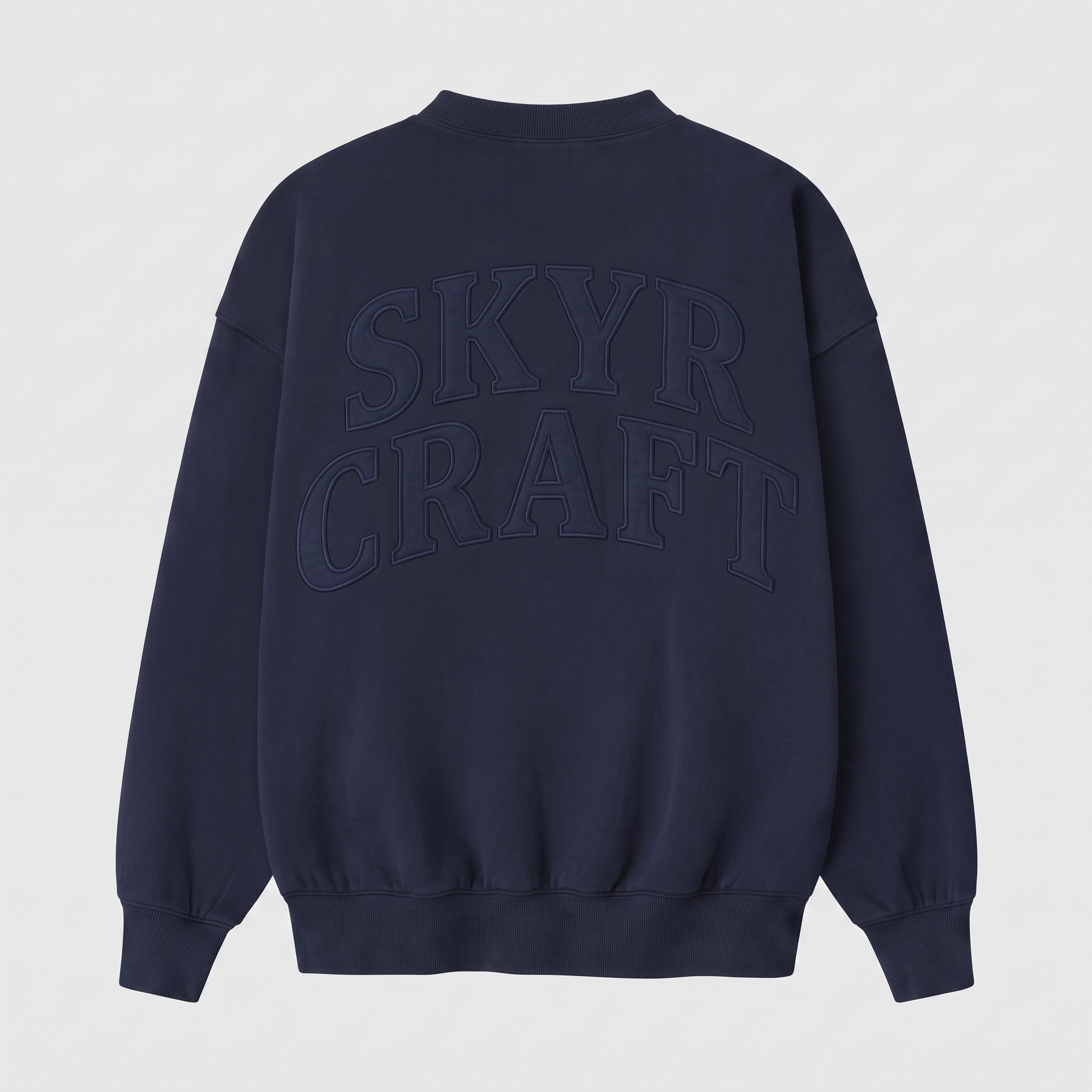Crewneck Sport Marine — à plat, vue de dos