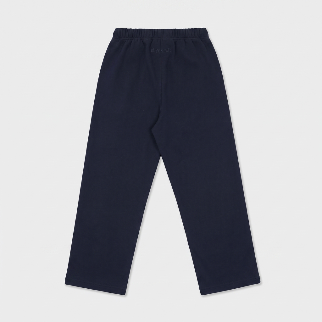 Pantalon Lounge Marine — à plat, vue de dos