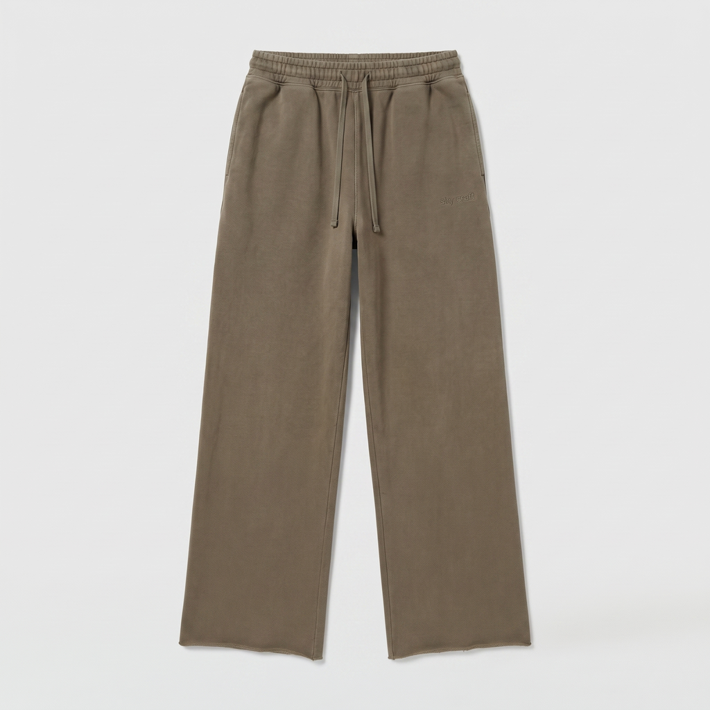 Pantalon Raw Cut Mousse — à plat, vue de face