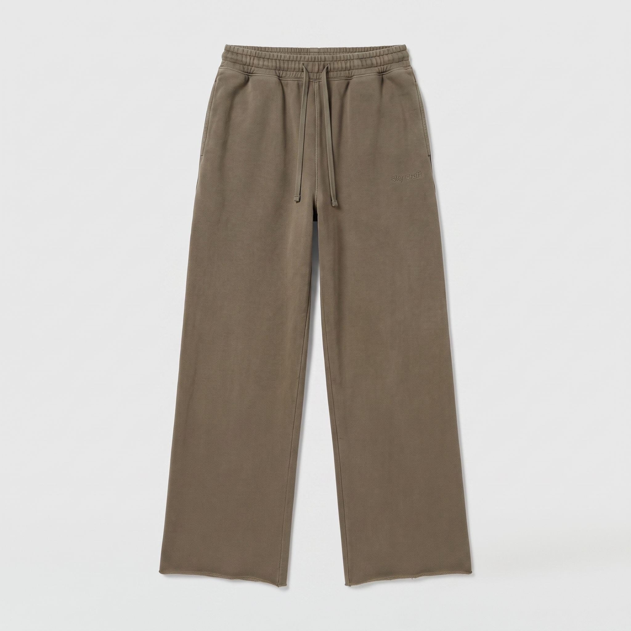 Pantalon Raw Cut Mousse — à plat, vue de face