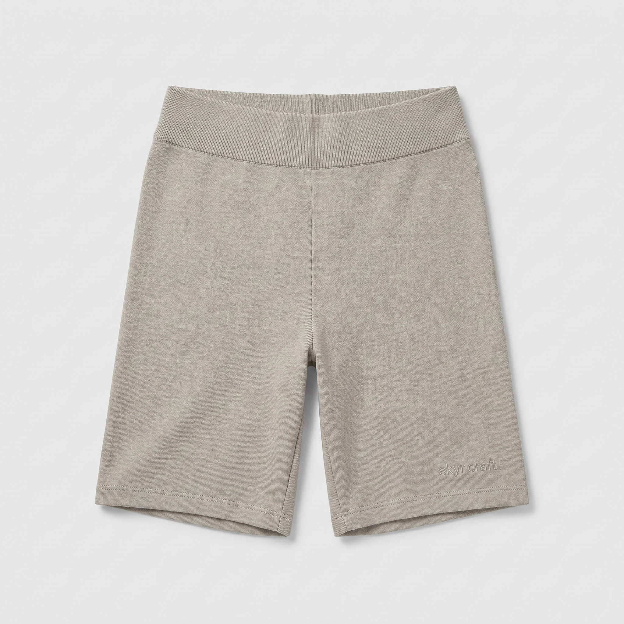 Short Biker en Maille — à plat, vue de face